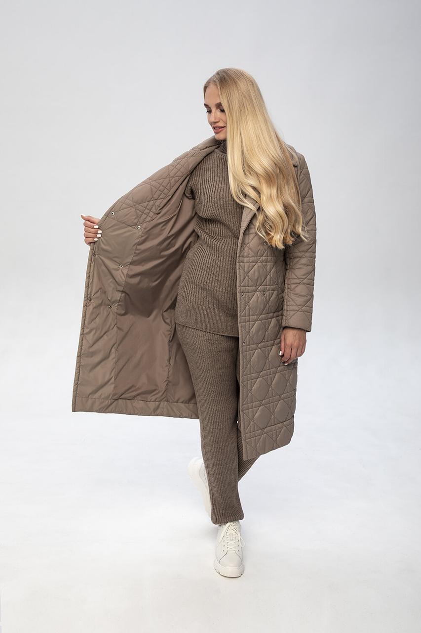Женское демисезонное пальто Мира р-ры 44-54 - фото 10 - id-p1236811685