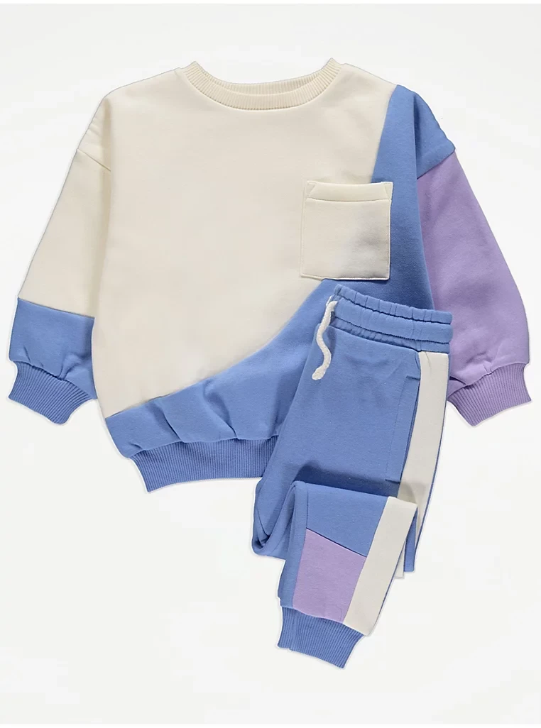 Костюм дитячий синій кольоровий блок George 92/98,  104/110см