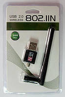 Wi-Fi адаптер USB+Антенна LV-UW03 802.11N (300Mbps)