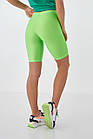 Велосипедки жіночі з високою посадкою QU STYLE - салатовий колір, S (є розміри), фото 2