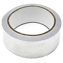 Термостійкий скотч алюмінієвий / довжина 20 м / ширина 40 мм