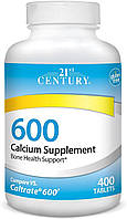 Кальцій 21st Century Calcium Supplement  600 mg 400 таблеток