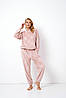 Тепла жіноча піжама з принтом Aruelle Betsy Pajama Set Soft , Жіночий комплект одягу для сну, фото 3