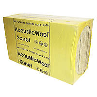 AcousticWool Sonet професійна акустична мінеральна вата 1000х600х50мм, в уп.10шт / 6.0м.кв