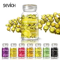 Желтые Капсулы с витаминами для питания и блеска волос Sevich hair vitamin 30 шт