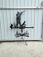 Флюгер Мисливець, флюгер на дах з металу 2 мм.