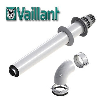 Коаксіальний горизонтальний комплект Vaillant 60/100 мм