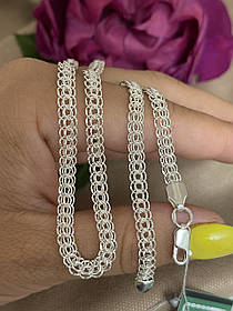 Ланцюжок срібло 925 стильне плетіння пітон