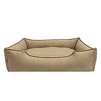 Лежак для собак лежанка кровать для собак и кошек съемный чехол с бортами S-XXXXXXL