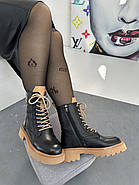 Черевики жіночі зимові MeegoComfort F2362250F-BLACK чорні на шнурівці 36, фото 6