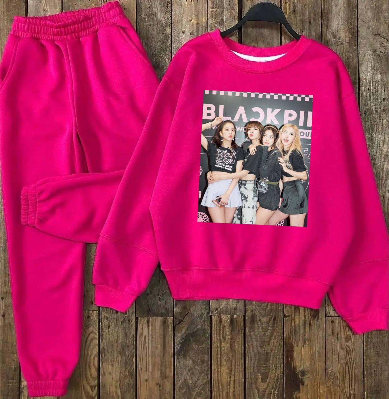 Жіночий спортивний стильний костюм BLACKPINK, фото 1