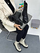 Черевики жіночі MyClassic W113-T3ZM зимові на шнурівці білі 36, фото 3