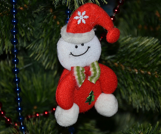 Новорічна прикраса Дід мороз "великі ніжки" 0316