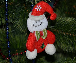 Новорічна прикраса Дід мороз "великі ніжки" 0316, фото 1