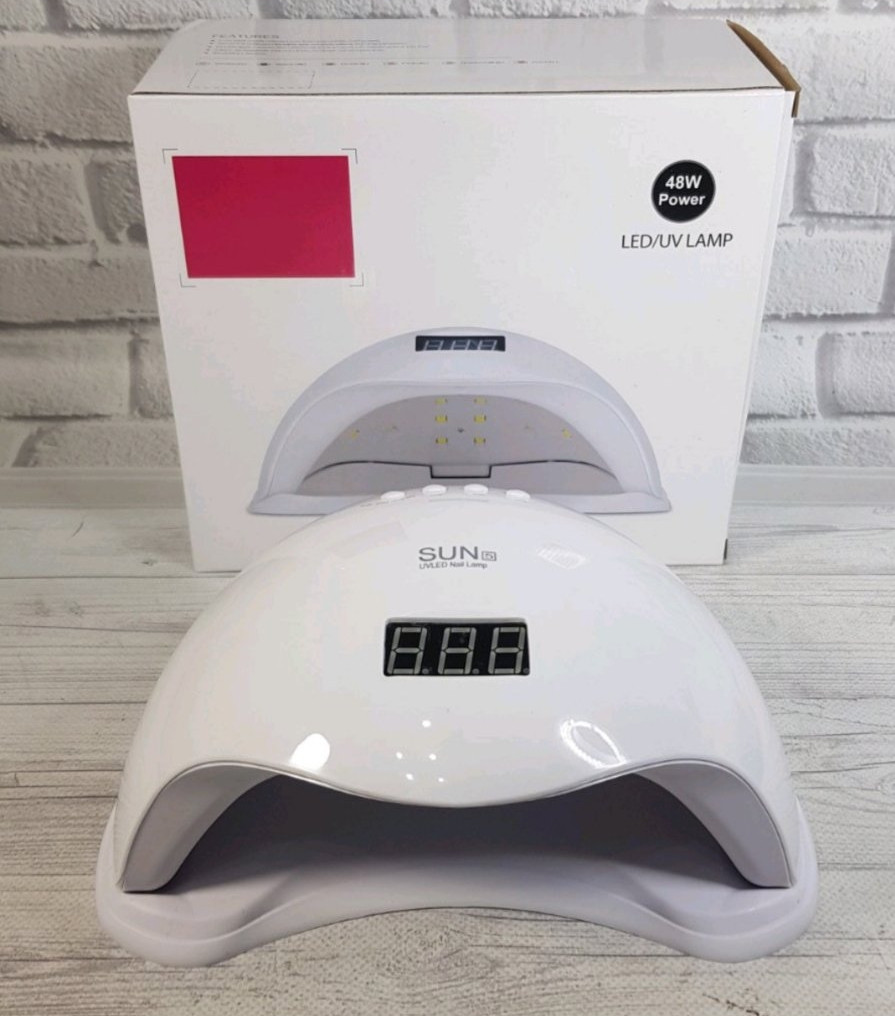 UV LED лампа для сушіння нігтів SUN 5 48вт