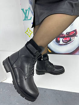 Зимові черевики MyClassic M908 на шнурівці натуральне хутро 36