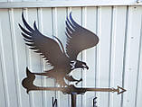 Флюгер Орел, флюгер на дах з металу 2 мм., фото 3