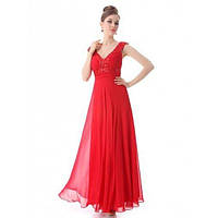 Елегантне вечірнє червоне плаття з мерехтливими стразами продаж