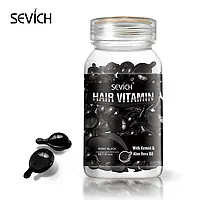 Чёрные капсулы для темных волос и защиты от солнца Sevich Hair Vitamin 30 шт