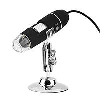 Цифровий USB мікроскоп ендоскоп, бороскоп 50X - 1600X Чорний Хіт продажу!