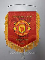 Вымпел тканевой с бахромой FC Manchester United