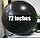 Гігантська Повітряна Куля Latex Balloon 72 дюймів 180 см Чорний (00695), фото 5
