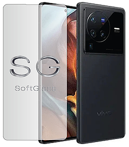 Бронеплівка Vivo X80 Pro 5G на Екран поліуретанова SoftGlass