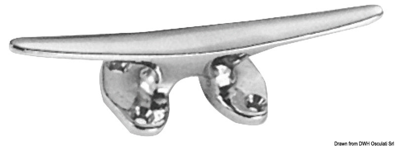 Утка в форме наковальни 100 мм хромированная латунь Osculati. - фото 1 - id-p2017454154