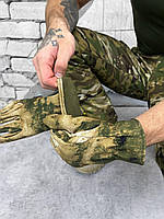 Зимние перчатки с карабином олива/койот XL