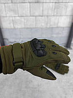 Зимние тактические перчатки олива XXL
