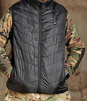 Жилетка с подогревом Heated Vest, Черная жилетка Omni Heat M - 4XL