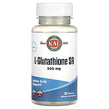 L-Глутатіон KAL "L-Glutathione SR" 500 мг (30 вегетаріанських капсул)