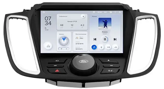Штатна магнітола Teyes X1 Ford Kuga 2 (2012-2019)