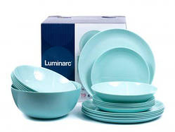 Сервіз столовий Luminarc Diwali Light Turquoise 19 предметів 2947 LUM
