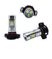 Cветодиодная лампа с цоколем PSX24W 21SMD 2835 12V Белая с драйвером