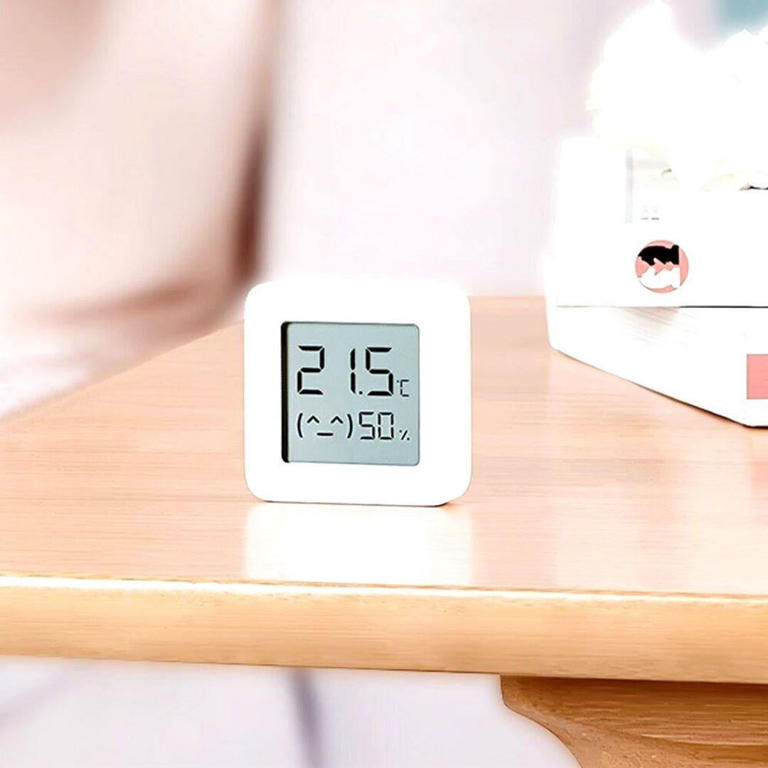 Градусники електронні, Годинник термометр гігрометр Xiaomi, Вимірювач вологості повітря для дому, SLK