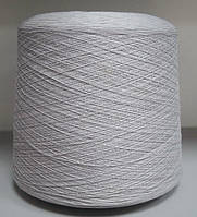 Бавовняна пряжа для в'язання в бобінах 20/2 (Туреччина) № 20001 СРІБЛО