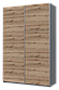 Шафа купе Doros G-Caiser Графіт Дуб Евок 2 ДСП 160х60х240 (42005074), фото 3