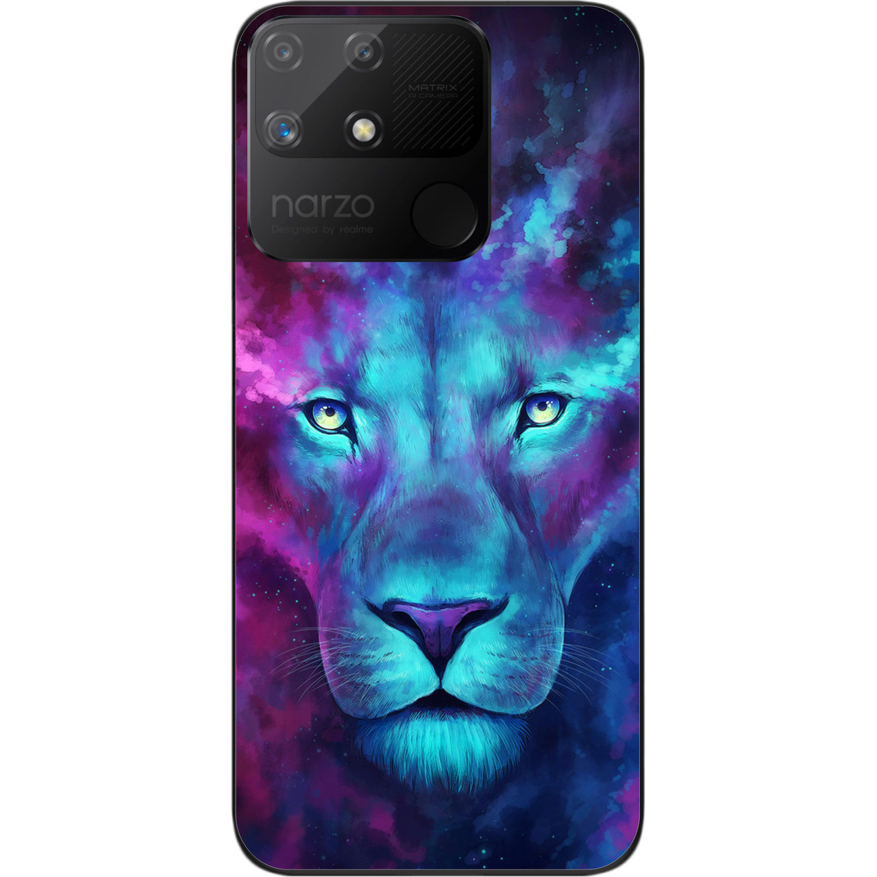Силіконовий чохол Epik для Realme Narzo 50A з картинкою Космолів
