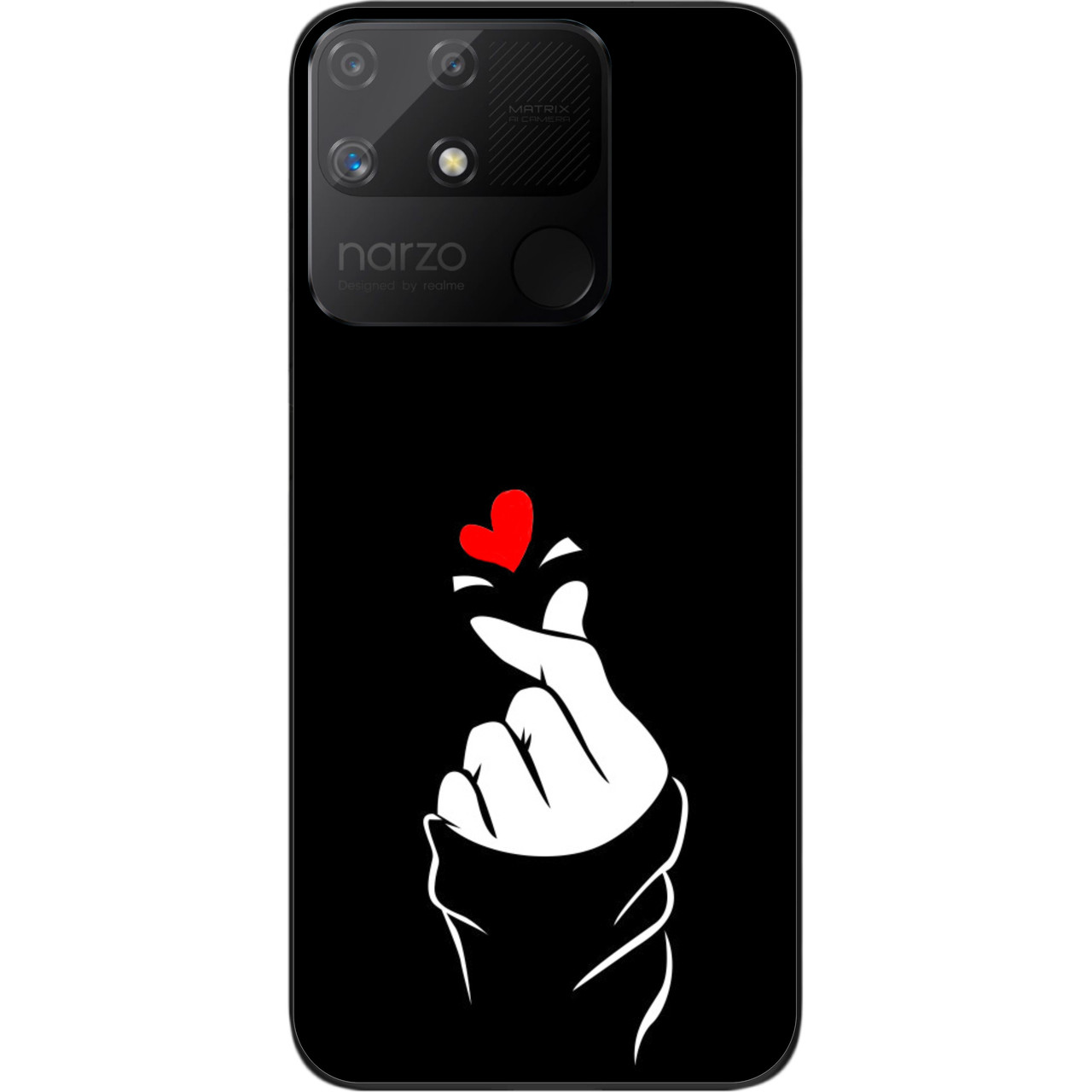 Силіконовий чохол Epik для Realme Narzo 50A з картинкою Рука