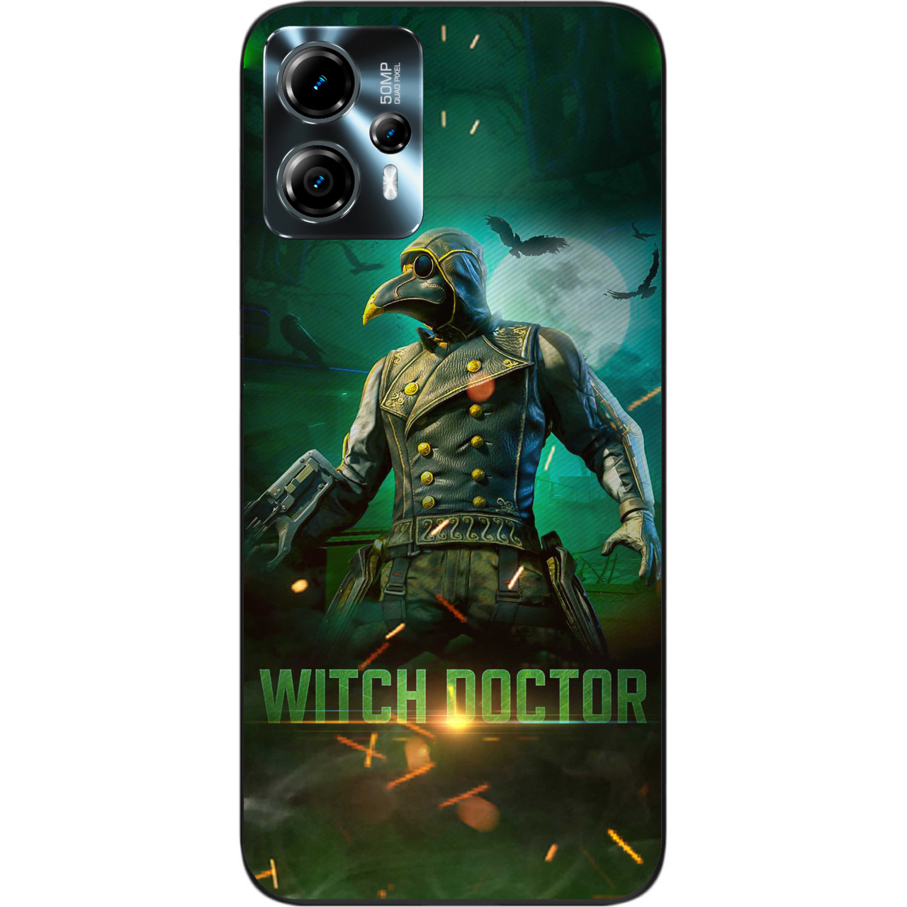 Чохол силіконовий Epik для Motorola Moto G13 з картинкою Call of Duty Witch Doctor Доктор, фото 1