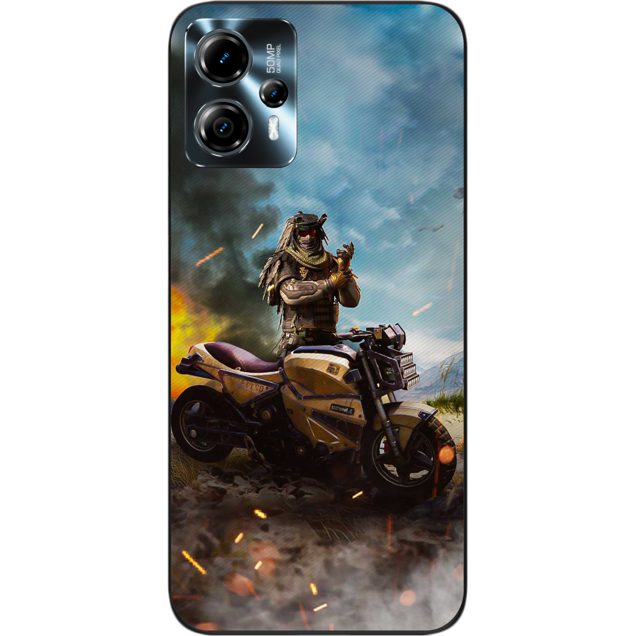Чохол силіконовий Epik для Motorola Moto G13 з картинкою Call of Duty Phantom Фантом, фото 1