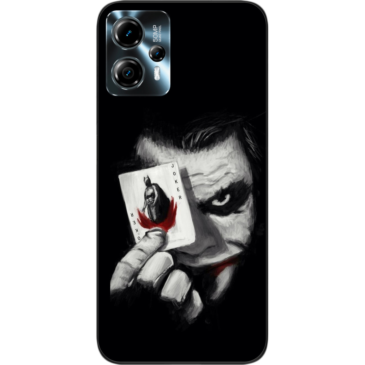 Силіконовий чохол Epik для Motorola Moto G23 з картинкою Джокер з картою, фото 1