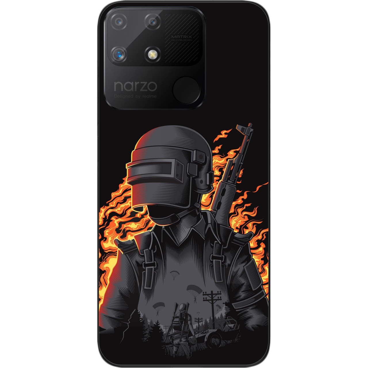 Силіконовий чохол Epik для Realme Narzo 50A з картинкою PUBG