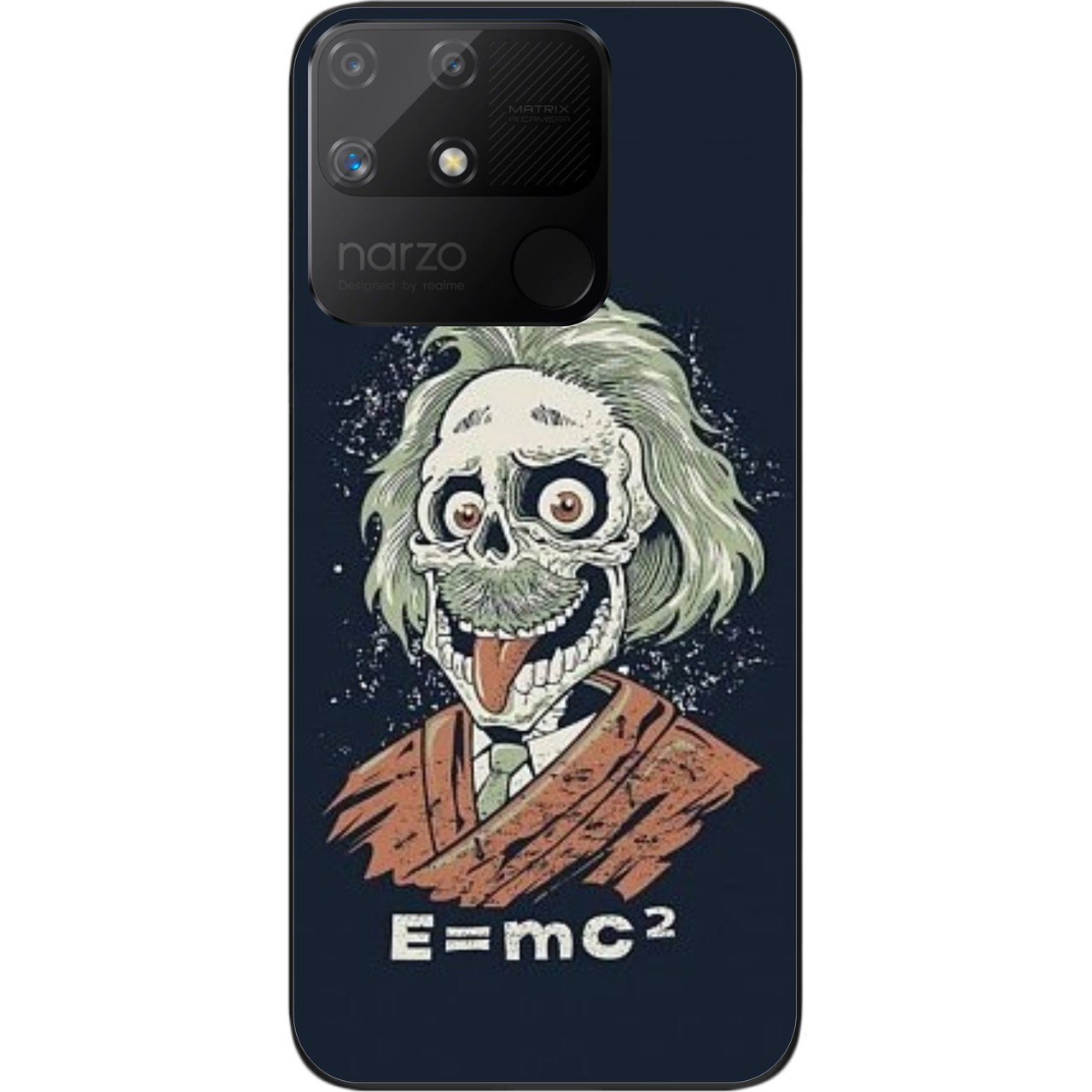 Чохол силіконовий Epik для Realme Narzo 50A з картинкою Формула