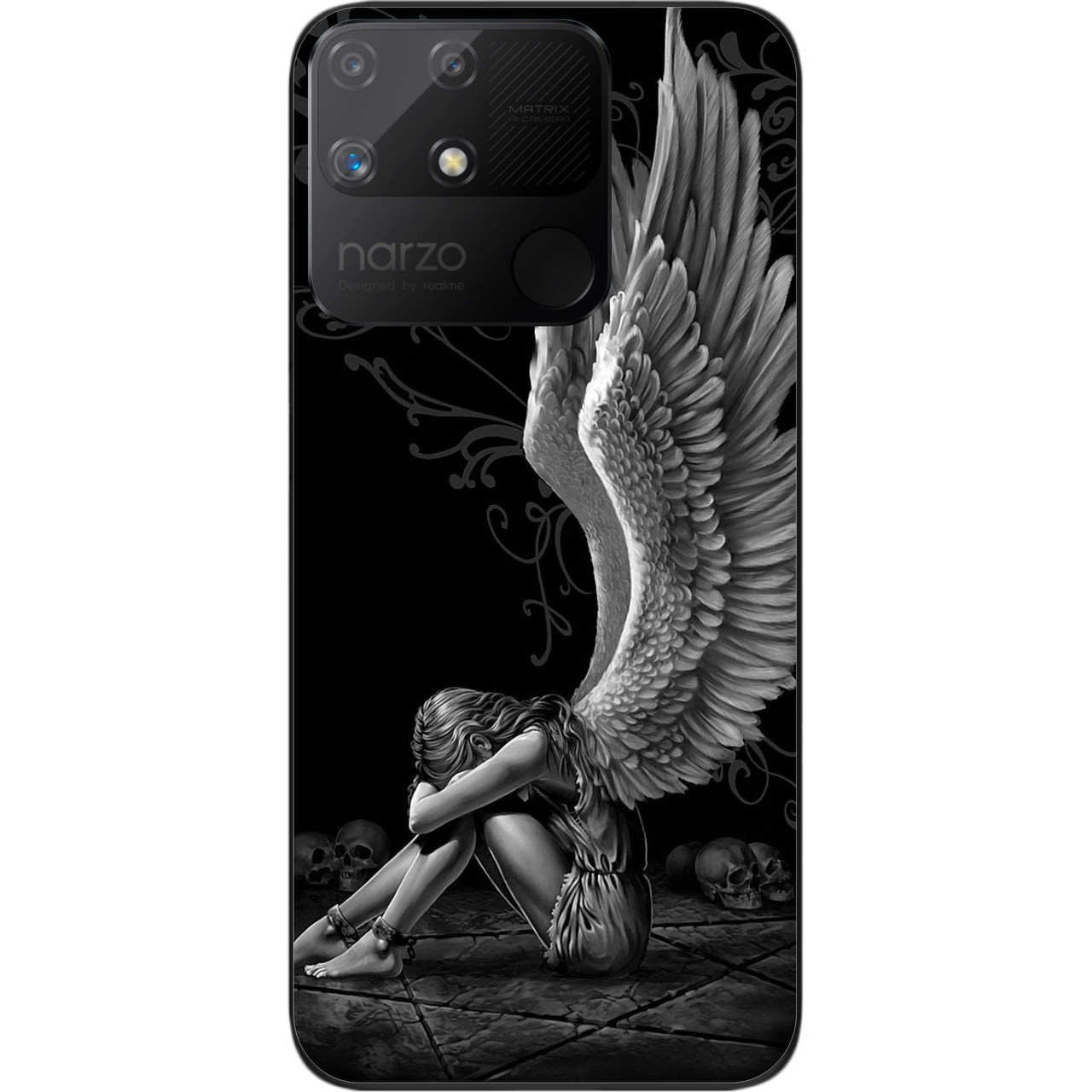 Оригінальний чохол Epik для Realme Narzo 50A з картинкою Ангел