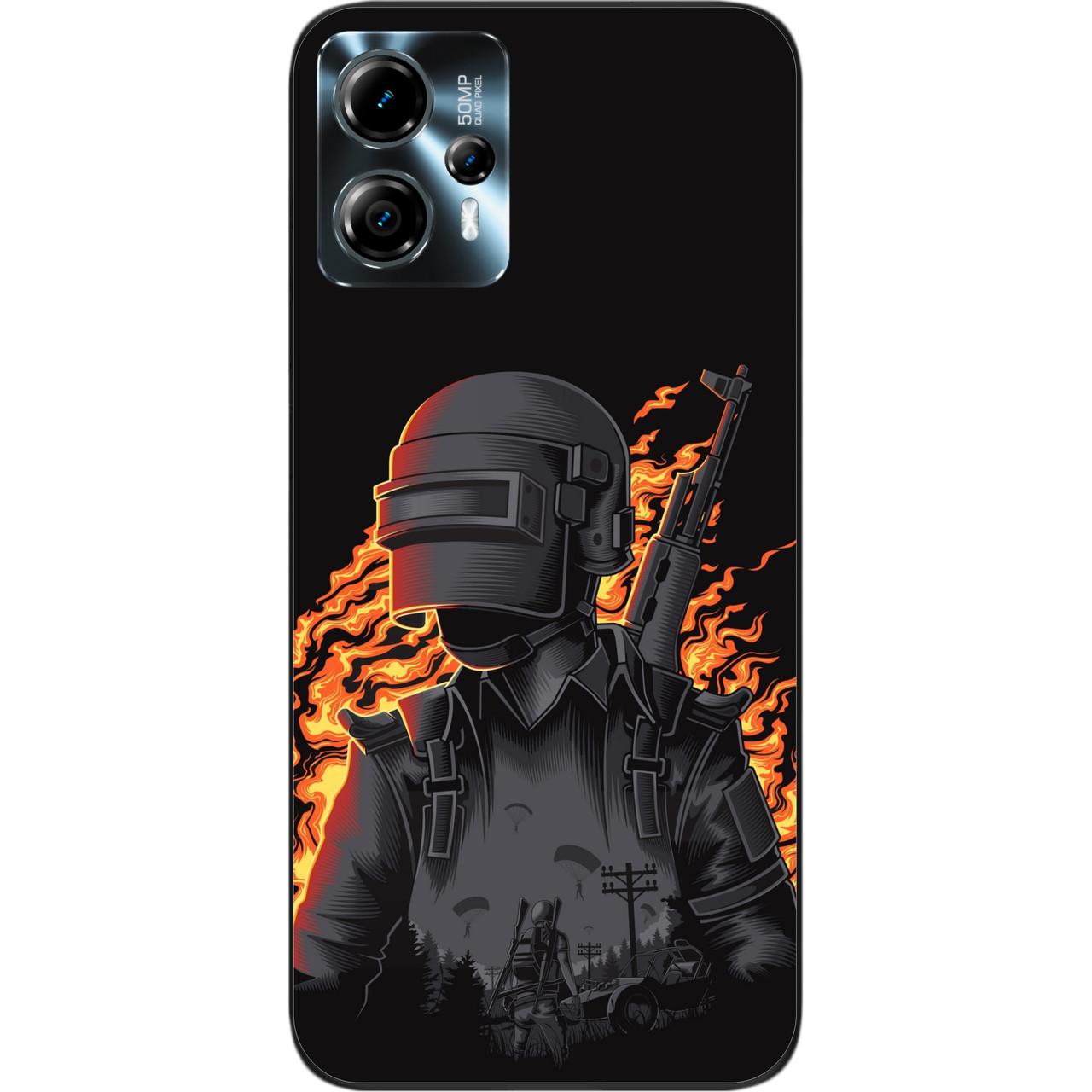 Силіконовий чохол Epik для Motorola Moto G23 з картинкою PUBG, фото 1