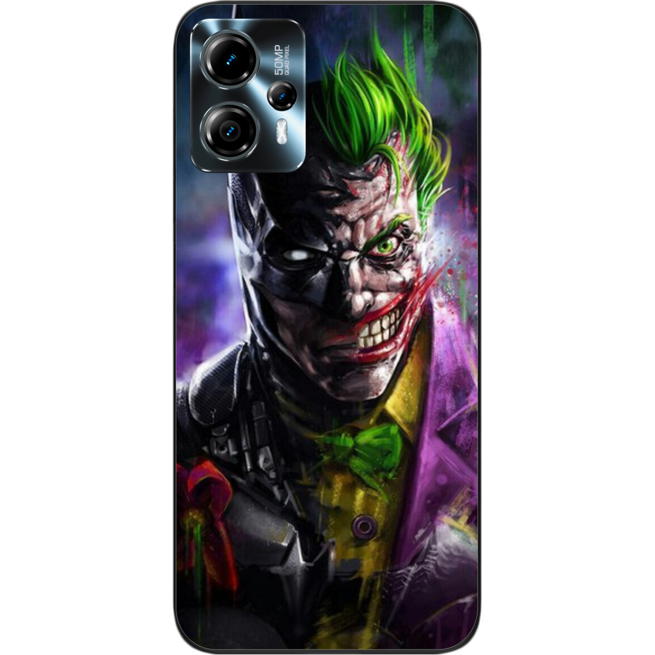 Силіконовий чохол Epik для Motorola Moto G23 з картинкою Two Face, фото 1