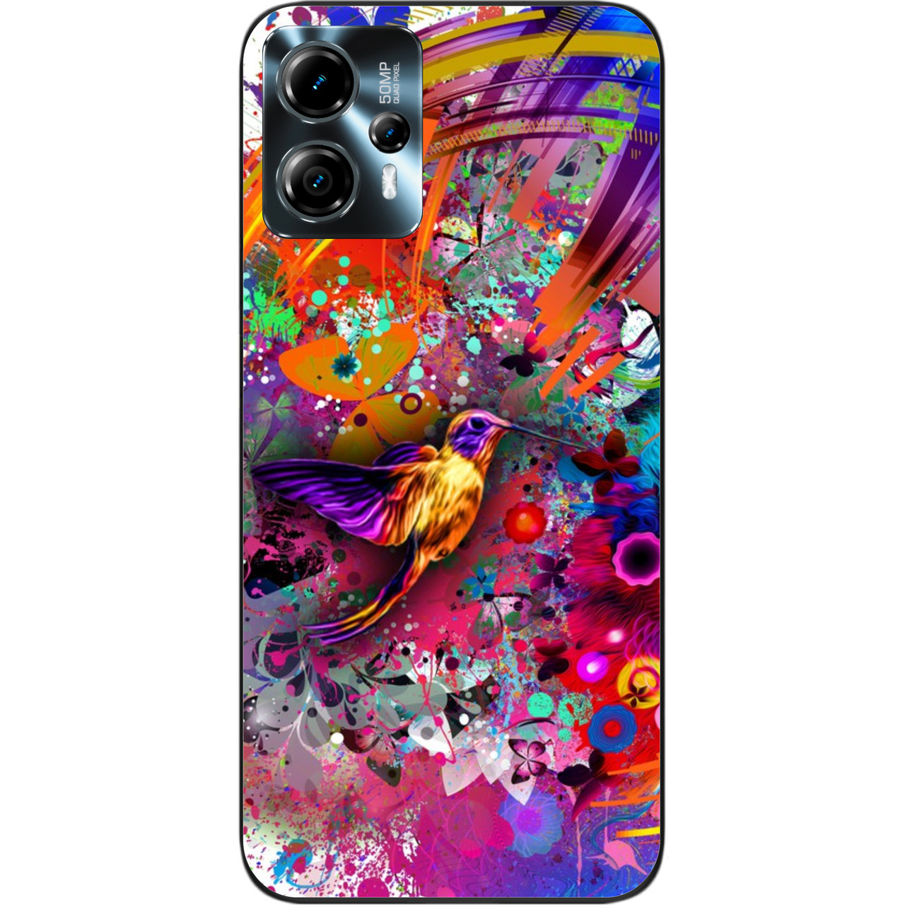 Силіконовий чохол бампер Epik для Motorola Moto G23 з картинкою Креатив, фото 1