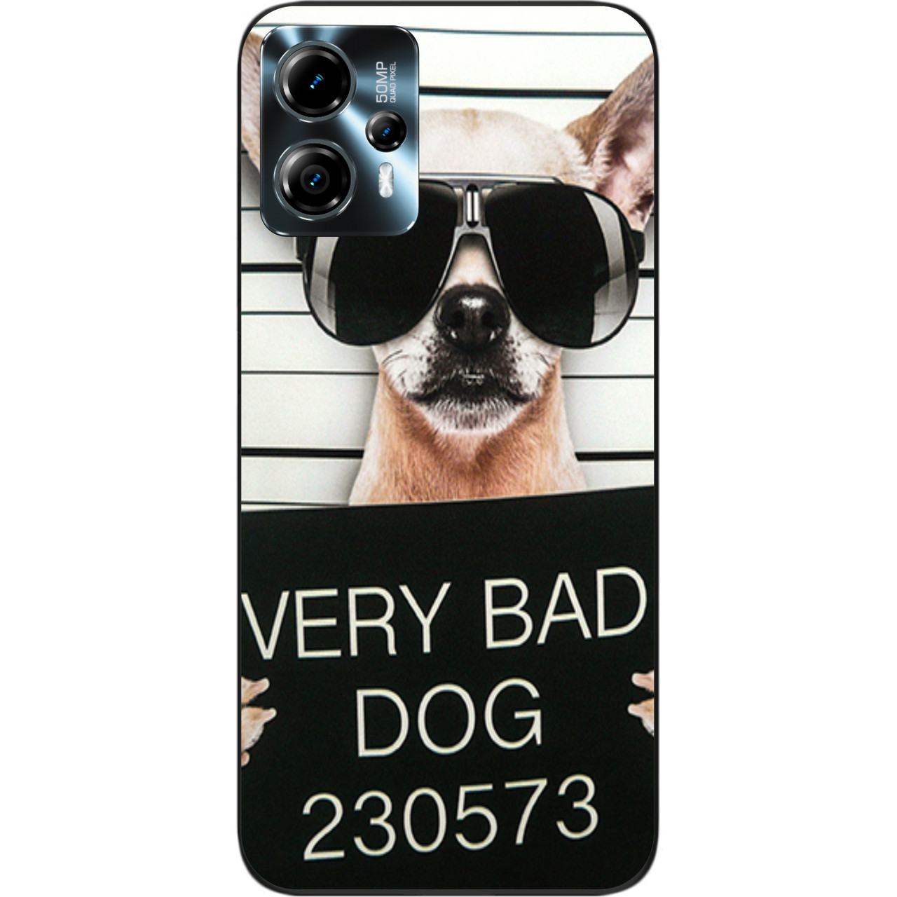 Чохол силіконовий Epik для Motorola Moto G23 з картинкою Bad Dog, фото 1